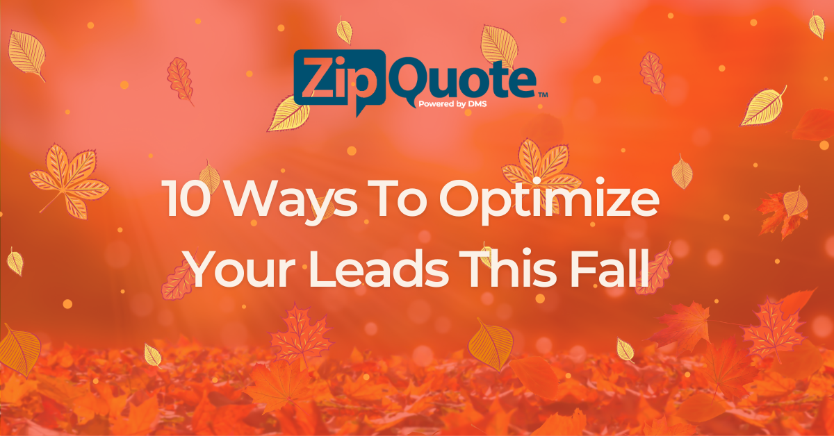 10 Ways To Optimize Your Leads This Fall